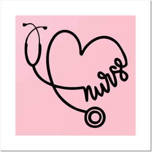 Nurse Stethoscope Posters and Art